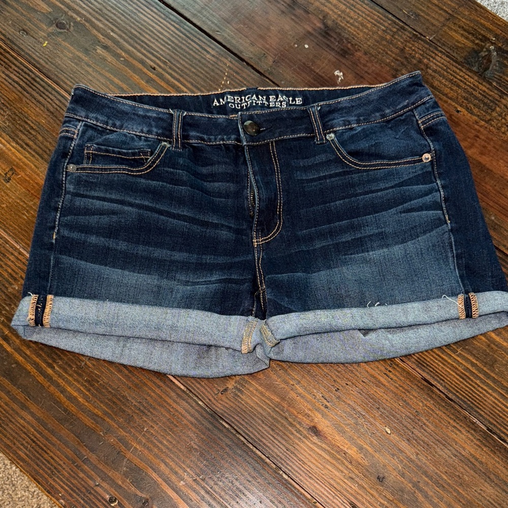 American Eagle Outfitters size 14 Women's Indigo Jean Shorts